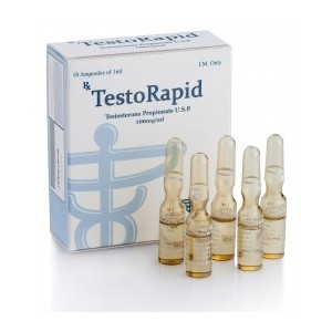 Propionato de Testosterona TestoRapid 100mg 10ml Alpha Pharma