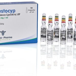Testocyp Cipionato de Testosterona 250mg 10ml Alpha Pharma