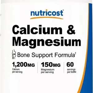 Calcio Y Magnesio 240 Capsulas 1200 Mg Nutricost American