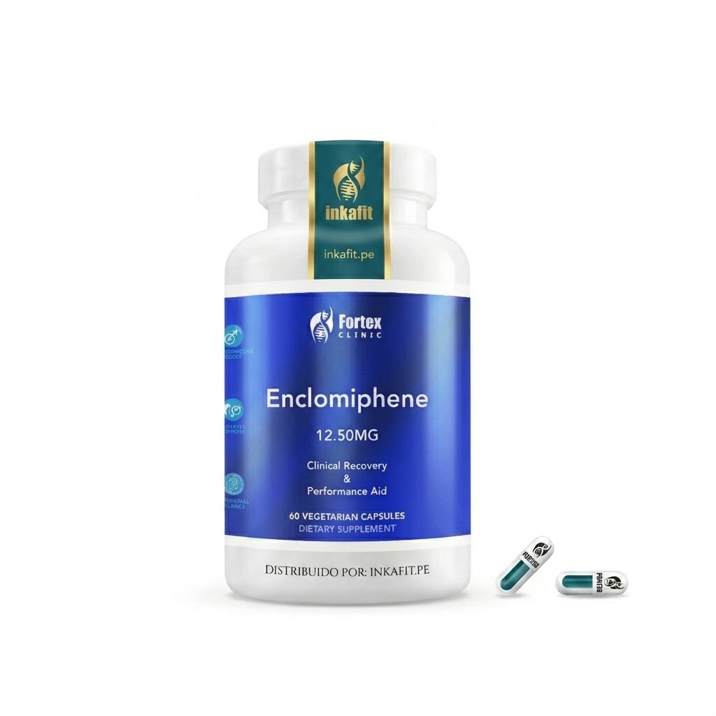 Enclomifeno Enclomiphene 12.5mg 60 capsulas Fortex Clinic