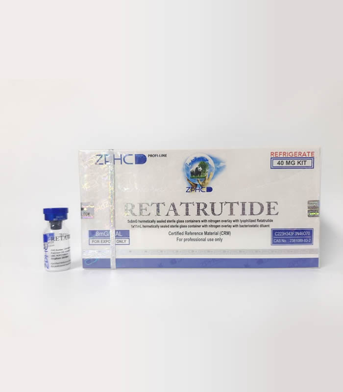 Péptido Retatrutide 8mg ZPHC + Agua Bac 3ml – Control de Peso y Grasa Rebelde
